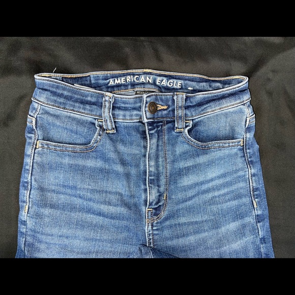 American Eagle size 0 jean high rise jeggings - Picture 3 of 7